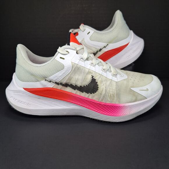 Nike Shoes - Nike Winflo 8 Womens 6.5 White Rawdacious CW3421-100 Running Shoes Sneakers